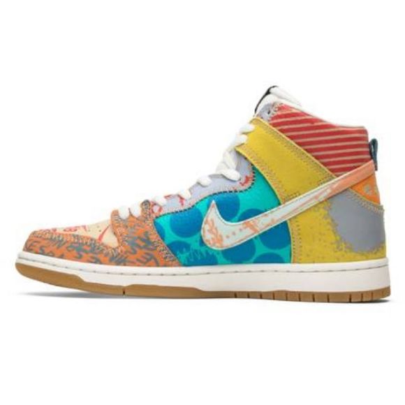 Thomas Cambell x Nike SB Dunk High 'What The' - Size 10.5 - Picture 4 of 9